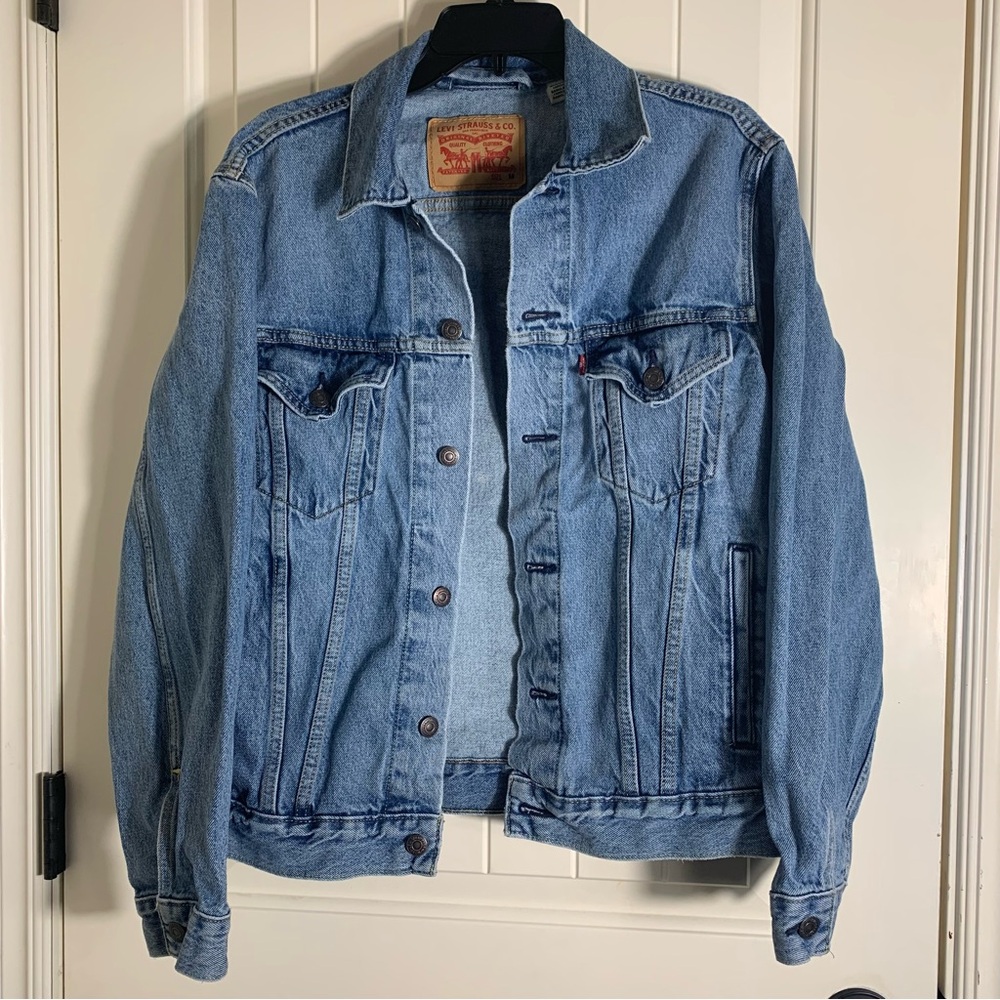 Levi's Men’s Denim Trucker Jacket Light Wash Size Medium